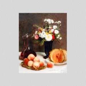 JD 메이크룩스 원작같은질감명화액자 앙리 팡탱 라투르-꽃 그리고 과일